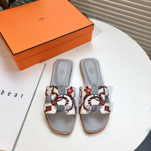 Hermes H classic new color slippers 34-41-7d4cf504